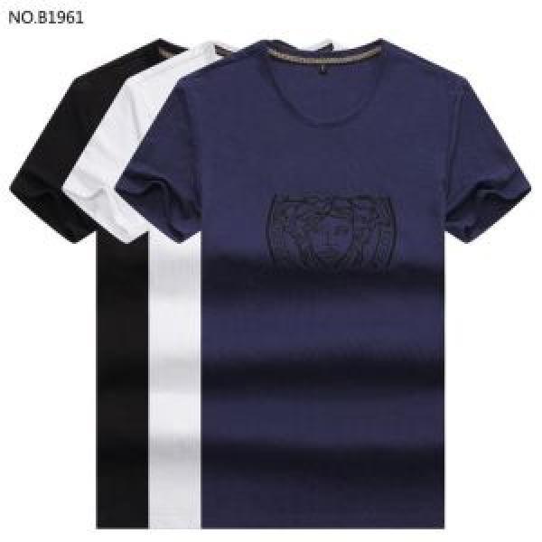 VERSACE ヴェルサーチ 半袖Tシャツ 3色可選 2026春夏のトレンド新商品 優雅で都会的な装いに仕上げ