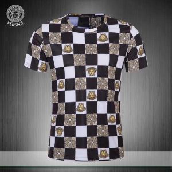 VERSACE ヴェルサーチ 半袖Tシャツ 3色可選 人気ストリートブランド新品 2026年春夏シーズンの人気