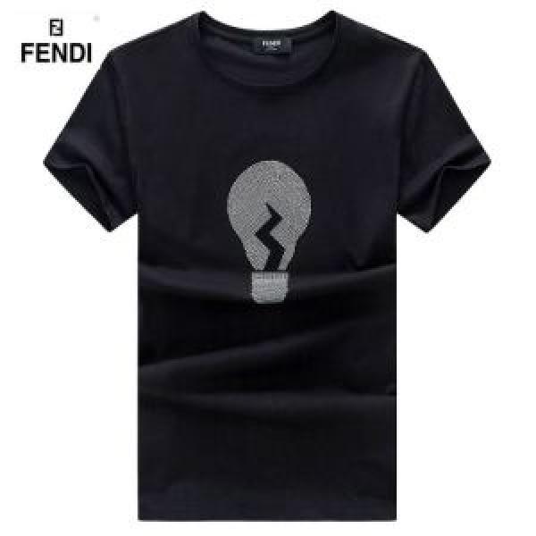 FENDI フェンディ 半袖Tシャツ 4色可選 最新のトレンドブランド人気的 2026春夏は人気定番