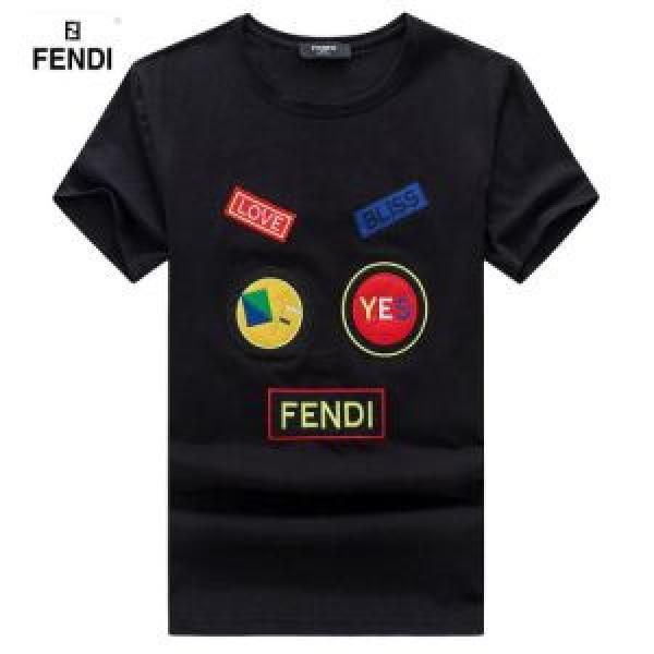 2026春夏のトレンド新商品 半袖Tシャツ 3色可選 FENDI フェンディ爽やかカジュアル人気