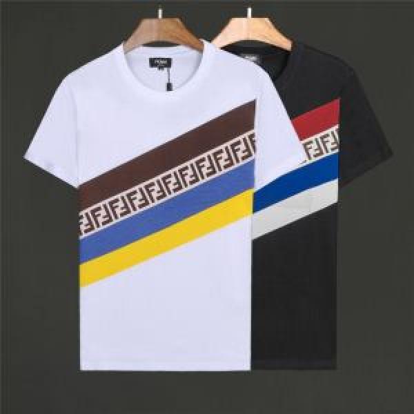 半袖Tシャツ 2色可選 おしゃれな夏ファッション2026 素敵カジュアル春夏新品 FENDI フェンディ
