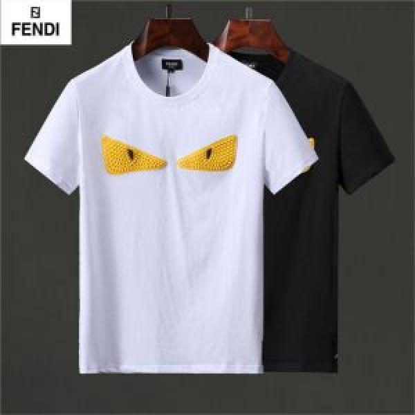 着るだけで上品なスタイル 【2026年】夏のファッション FENDI フェンディ 半袖Tシャツ 2色可選