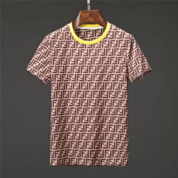 2026春夏は人気定番 オススメしたい最新注目ファション 半袖Tシャツ 2色可選  FENDI フェンディ
