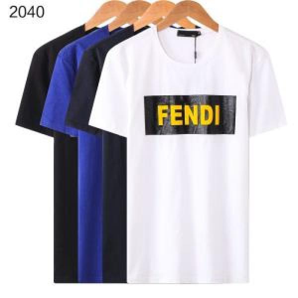 4色可選 半袖Tシャツ 春夏の流行りトップス 2026年春夏のトレンドアイテム FENDI フェンディ