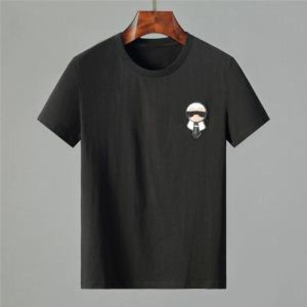 大胆にデザインオシャレ新品 2026春夏のトレンド新商品 FENDI フェンディ 2色可選 半袖Tシャツ