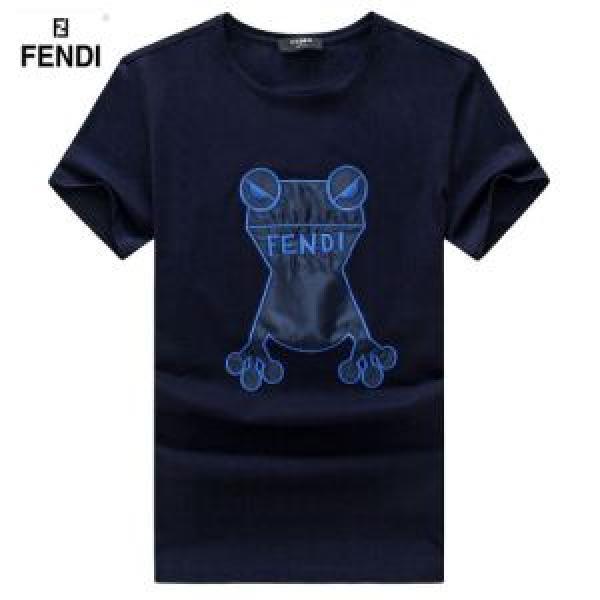 今季流行りの人気新作 FENDI フェンディ 半袖Tシャツ 3色可選 春夏の流行り2019新品 夏キレ味をプラス