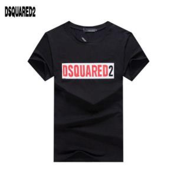 2026春夏も引き続き人気セール クラシカルな雰囲気 ディースクエアード DSQUARED2 Tシャツ/ティーシャツ 2色可選
