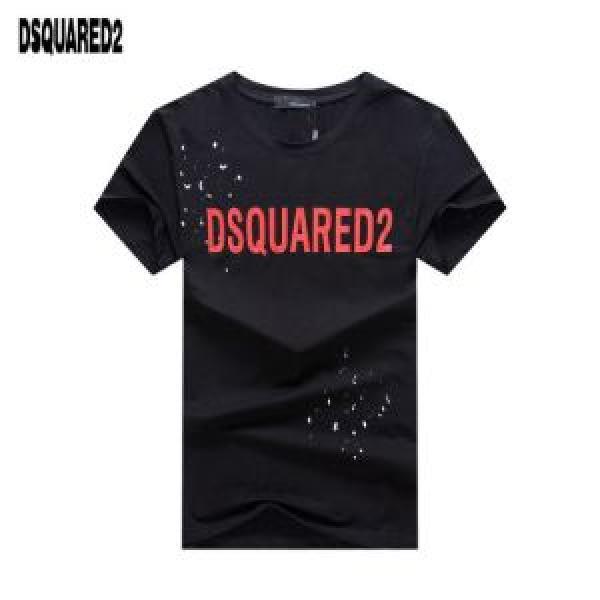 DSQUARED2 Tシャツ/ティーシャツ 2色可選 2026年の夏のマスト グッと大人っぽい印象に ディースクエアード