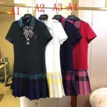 バーバリー BURBERRY ワンピース 4色可選 2026春夏も引き続きトレンド 甘過ぎず大人な印象に