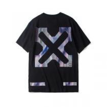 ブランドの話題の新作も！ Off-White オフホワイト 半袖Tシャツ OFF BLACK 2色可選 2026春夏人気トレンドアイテム