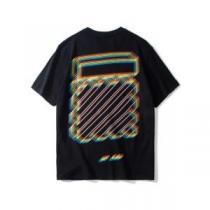 OFF BLACK 2色可選 今流行のストリート上品 2026春夏のトレンド新商品 Off-White オフホワイト 半袖Tシャツ