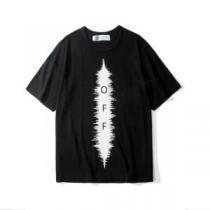 夏らしい季節感 Off-White オフホワイト 半袖Tシャツ OFF BLACK 2色可選 2026年夏の一押しファッションアイテム