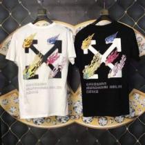 今季トレンドの限定アイテム 【2026春夏】最新コレクション Off-White オフホワイト 半袖Tシャツ 2色可選