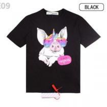夏おすすめ人気ブランドアイテム おしゃれな夏ファッション2026 2色可選 半袖Tシャツ Off-White オフホワイト