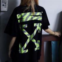 半袖Tシャツ 2色可選 男女兼用 最も目立ったブランド新品 2025春夏トレンドアイテム Off-White オフホワイト