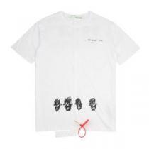 2025春夏のトレンド新商品 着るだけで上品なスタイル Off-White オフホワイト 半袖Tシャツ