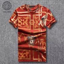 夏気分UP最新コレクション 2色可選 半袖Tシャツ VERSACE ヴェルサーチ 【2026年】夏のファッション