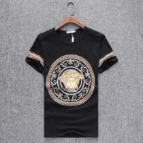 爽やかカジュアル人気 VERSACE ヴェルサーチ 半袖Tシャツ 2色可選 【2025年】夏のファッション