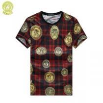 さわやか夏スタイル新品 半袖Tシャツ VERSACE ヴェルサーチ おしゃれな夏ファッション2026