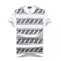 クラシカルな雰囲気 2025年の夏のマスト 春夏らしい華やか FENDI フェンディ 半袖Tシャツ 4色可選