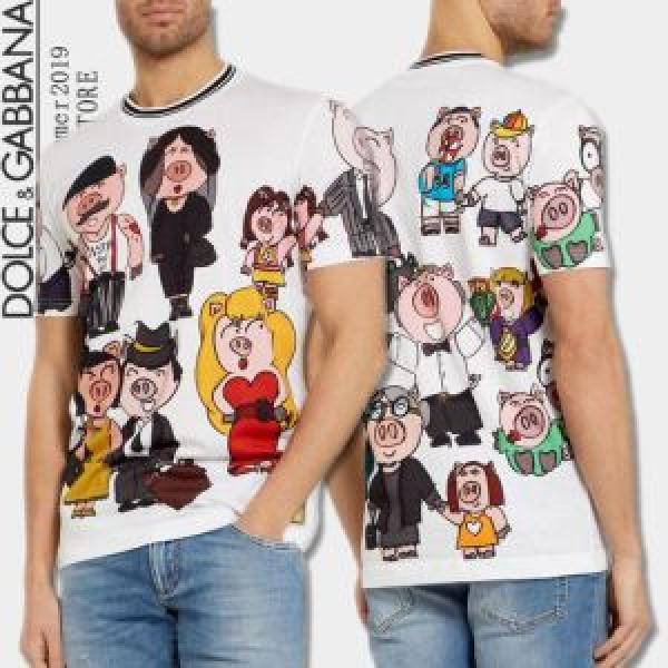 Dolce&Gabbana ドルチェ＆ガッバーナ 半袖Tシャツ 2色可選 今期のトレンド定番アイテム 2026春夏のトレンド新商品