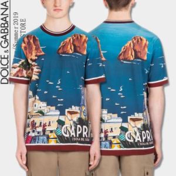 春夏の流行り2026新品 Dolce&Gabbana ドルチェ＆ガッバーナ 半袖Tシャツ 一気にトレンド感満載な着こなし