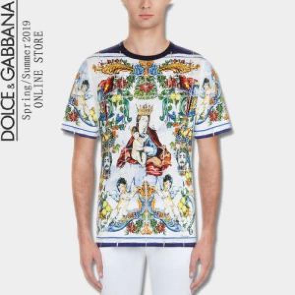 Dolce&Gabbana ドルチェ＆ガッバーナ 半袖Tシャツ 今季のトレンド人気新作 2026春夏も引き続きトレンド