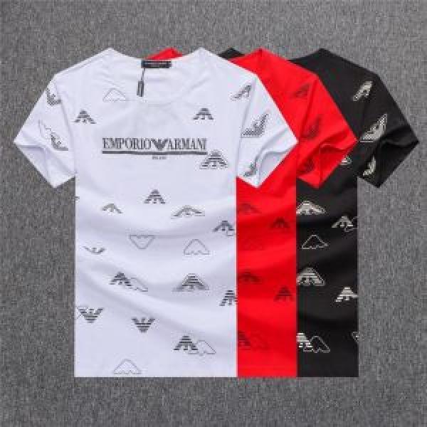 おすすめな大人のトレンド ARMANI アルマーニ 半袖Tシャツ 3色可選 【2026春夏】最新コレクション