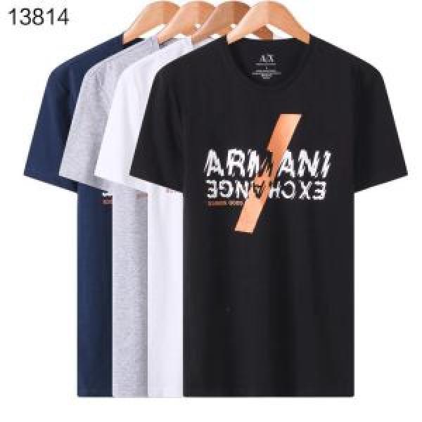ARMANI アルマーニ 半袖Tシャツ 4色可選 今期のトレンド定番アイテム 2026SSのトレンド商品