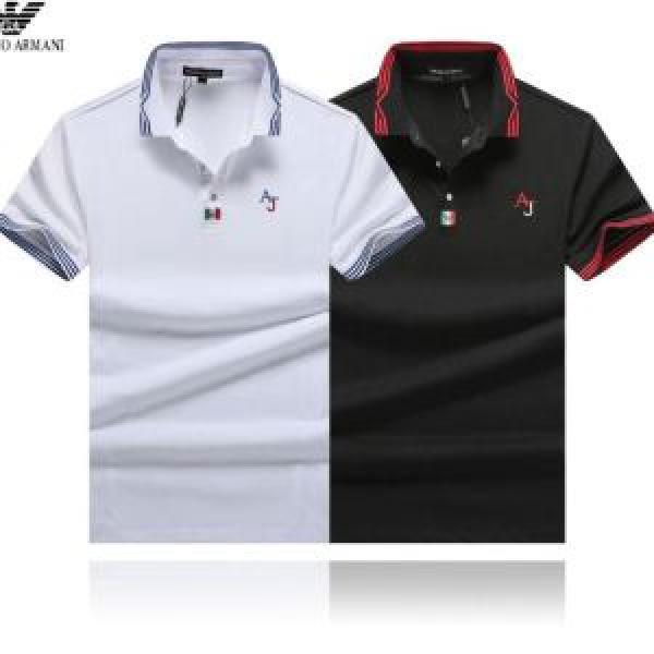 今季トレンドの限定アイテム ARMANI アルマーニ 半袖Tシャツ 2色可選 この夏は注目新作 2026夏色っぽさ