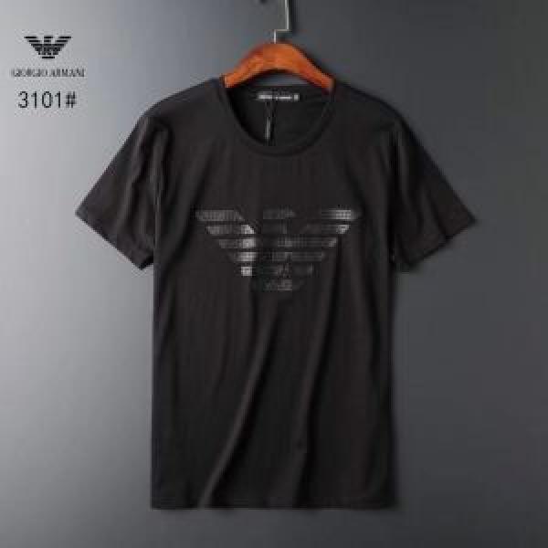 目を引く春夏トップス ARMANI アルマーニ 半袖Tシャツ 3色可選 2026春夏も引き続き人気セール