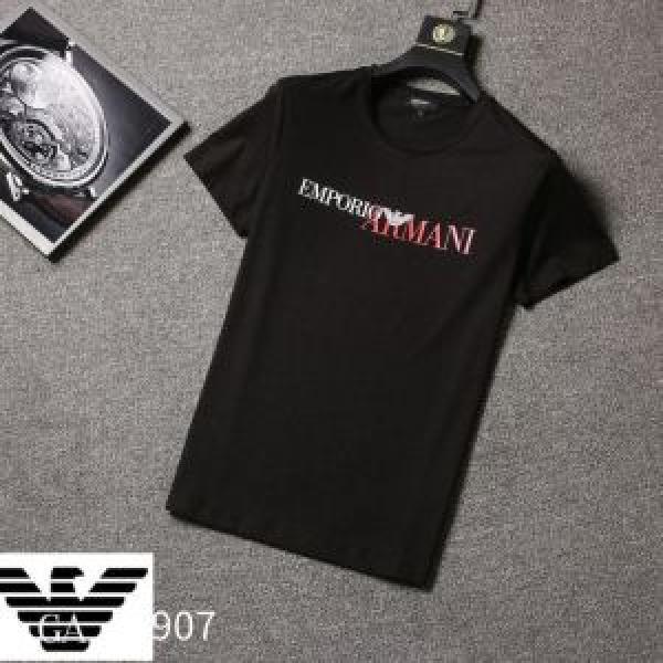春夏！大人カジュアル 【2026年】夏のファッション 半袖Tシャツ 3色可選 ARMANI アルマーニ