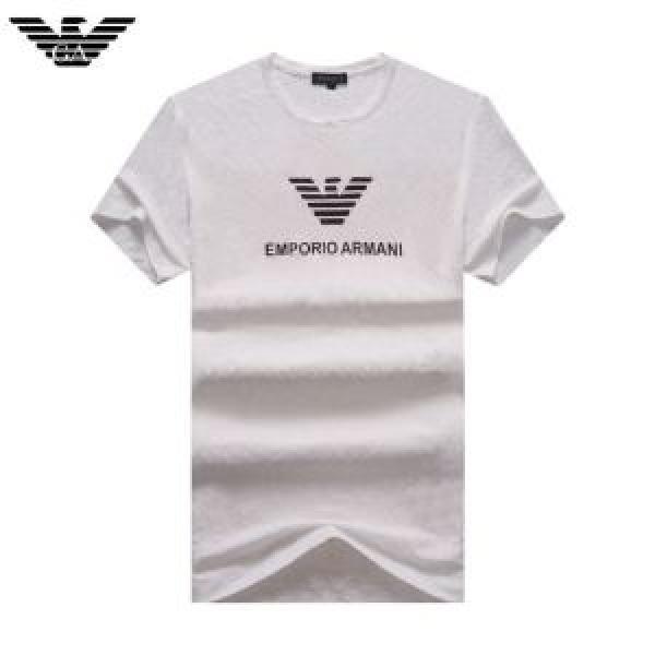 2026年春夏流行ファッション 大人の可愛さを引き立て ARMANI アルマーニ 半袖Tシャツ 3色可選