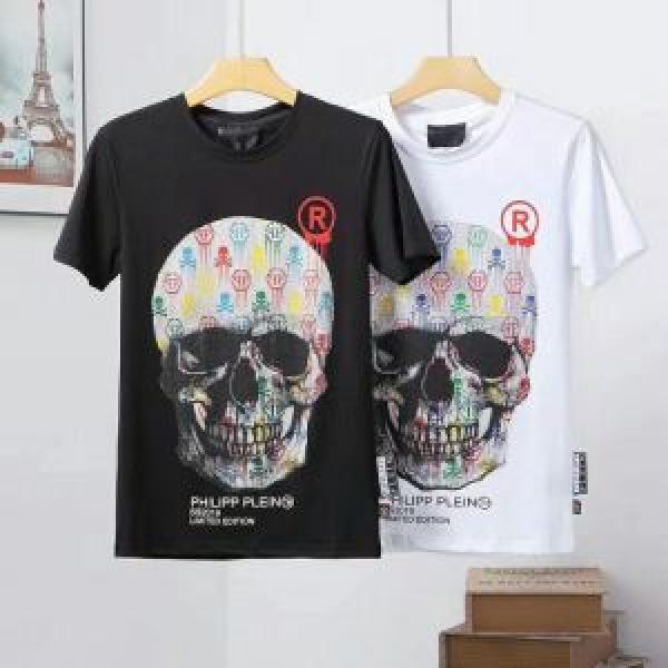おしゃれ上級者に挑戦 フィリッププレイン PHILIPP PLEIN Tシャツ/ティーシャツ 2色可選 2026春夏トレンドアイテム