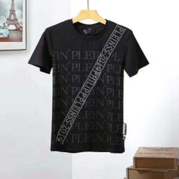 2色可選 2019春夏も引き続きトレンド カジュアルを一歩大人に フィリッププレイン PHILIPP PLEIN Tシャツ/ティーシャツ