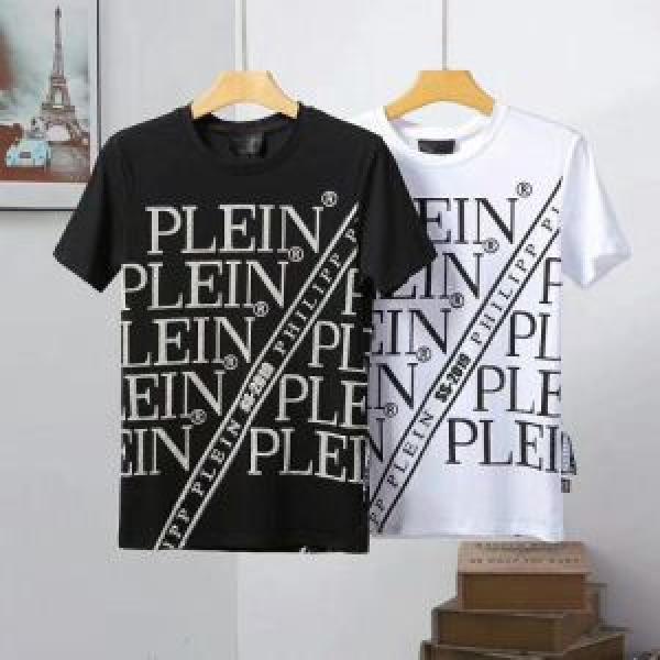 2026春夏も引き続き人気セール きちんと感が抜群 フィリッププレイン PHILIPP PLEIN Tシャツ/ティーシャツ 2色可選
