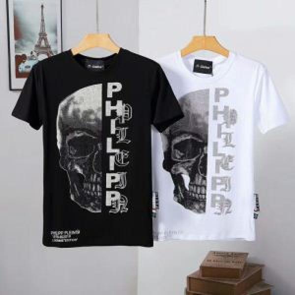 2色可選 2026年春夏のトレンドアイテム きれいめ派に上質 フィリッププレイン PHILIPP PLEIN Tシャツ/ティーシャツ