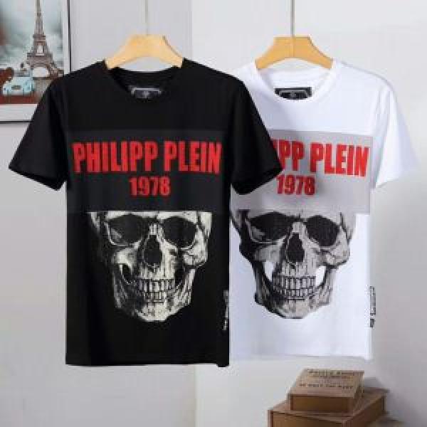PHILIPP PLEIN Tシャツ/ティーシャツ 2色可選 2026夏色っぽさ カジュアルファッションを楽しもう フィリッププレイン