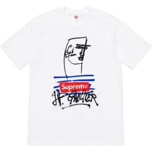 すっきりした印象に Tシャツ/半袖 2色可選 Supreme &times; Jean Paul Gaultier Tee 2026春夏は人気定番