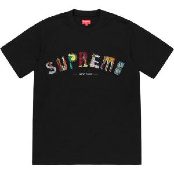 SUPREME 19SS City Arc Tee  リラックス感のあるゆったり Tシャツ/半袖 2色可選 オシャレアイテム