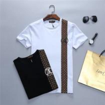 2026年最新ファッション 春夏シンプルファッションでOK！ LOUIS VUITTON ルイ ヴィトン 半袖Tシャツ 2色可選