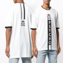きちんと感をプラス大人カジュアル夏ファッション2026  Dolce&Gabbana ドルチェ＆ガッバーナ半袖Tシャツ 2色可選