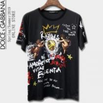 最新のトレンドブランド人気的 2026春夏のトレンド新商品 Dolce&Gabbana ドルチェ＆ガッバーナ 半袖Tシャツ
