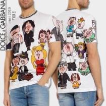 Dolce&Gabbana ドルチェ＆ガッバーナ 半袖Tシャツ 2色可選 今期のトレンド定番アイテム 2026春夏のトレンド新商品