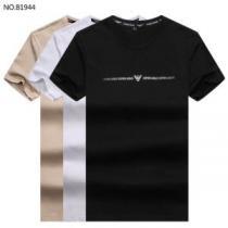 魅力的なカラー使い ARMANI アルマーニ 半袖Tシャツ 3色可選 大人カジュアル夏ファッション2026
