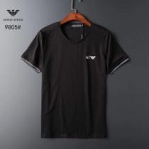 オシャレ印象で人気の高い 2026春夏人気トレンドアイテム ARMANI アルマーニ 半袖Tシャツ 3色可選