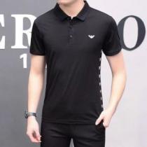 ベストはキレイめな印象に ARMANI アルマーニ 半袖Tシャツ 2色可選 2026夏ファション新品