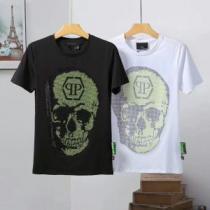 PHILIPP PLEIN Tシャツ/ティーシャツ 2色可選 2026年の夏のマスト おすすめな大人のトレンド フィリッププレイン