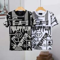 クールな印象を引き立て フィリッププレイン PHILIPP PLEIN Tシャツ/ティーシャツ 2色可選 2026年最新ファッション