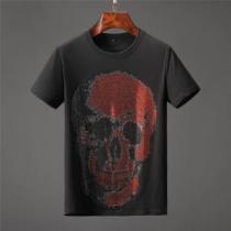 PHILIPP PLEIN Tシャツ/ティーシャツ 大人カジュアル夏ファッション2026 クラシカルな雰囲気 フィリッププレイン